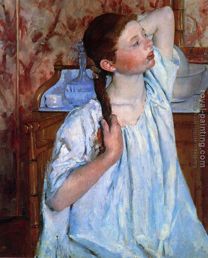 Mary Cassatt : Girl Arranging Her Hair Mary Cassatt : Girl Arranging Her Hair